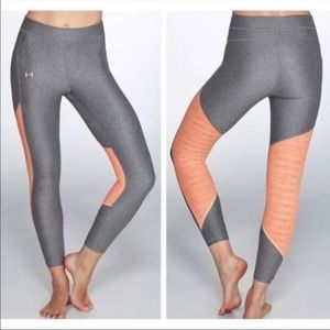 Under Armour HeatGear SuperVent Cropped Lace Mesh Compression Leggings‎